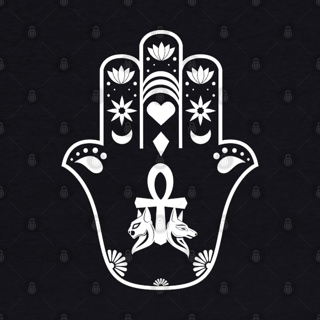 Ankh Hamsa Hand by DreMagiO